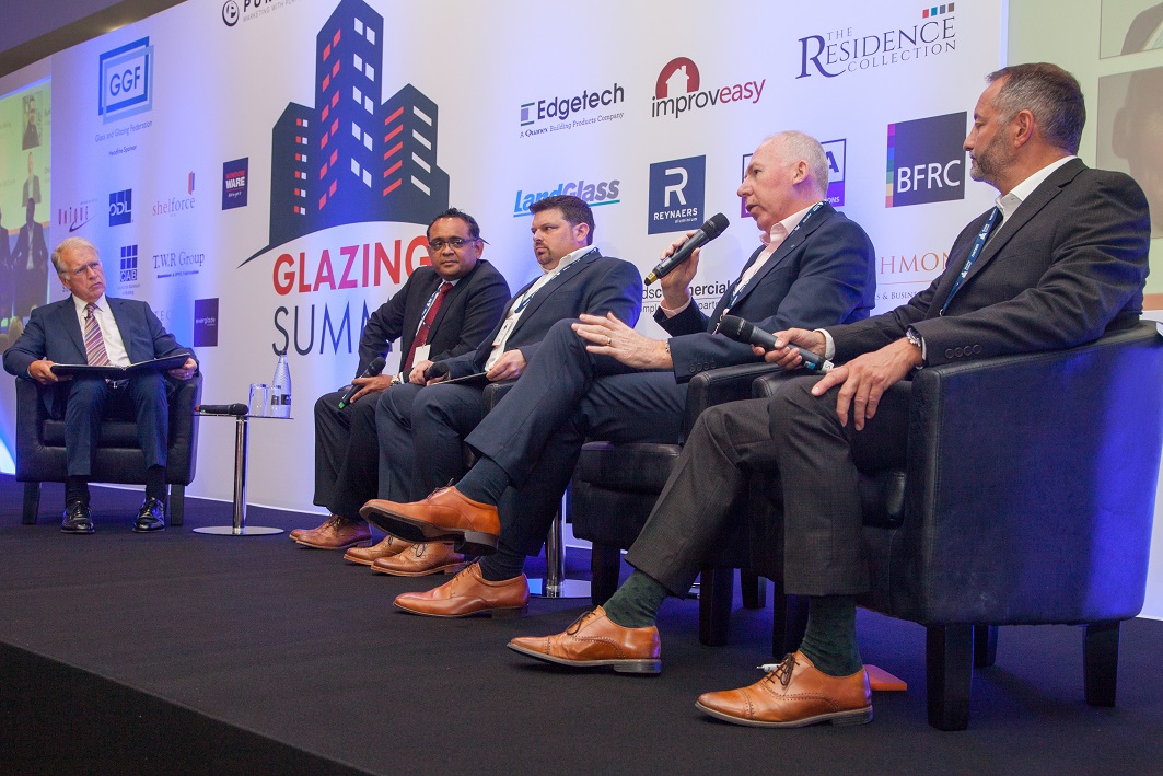 A panel debate at the last Glazing Summit.