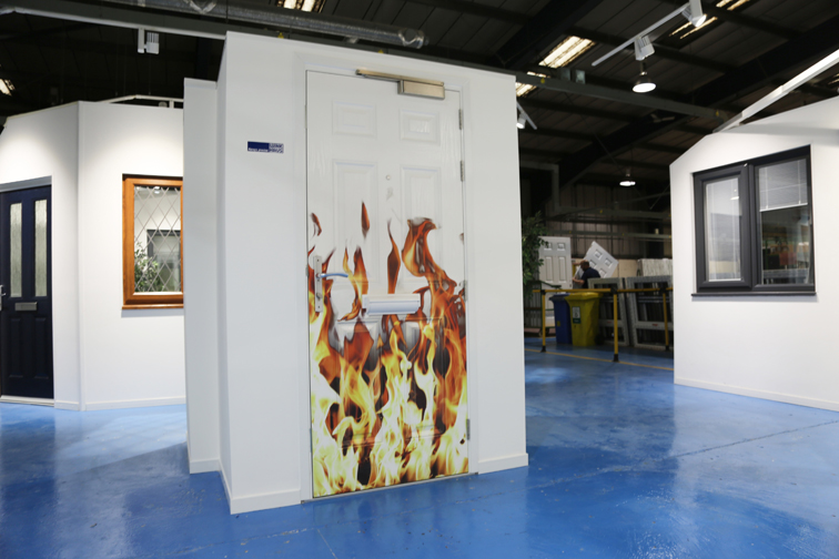 A firedoor showroom