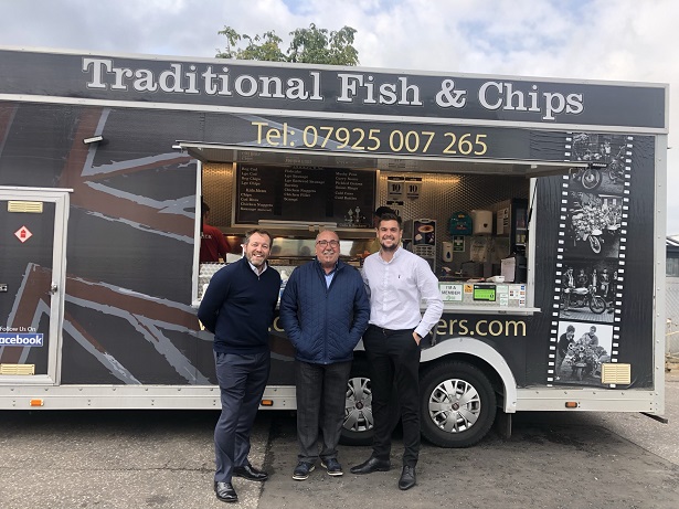 A fish & chip van