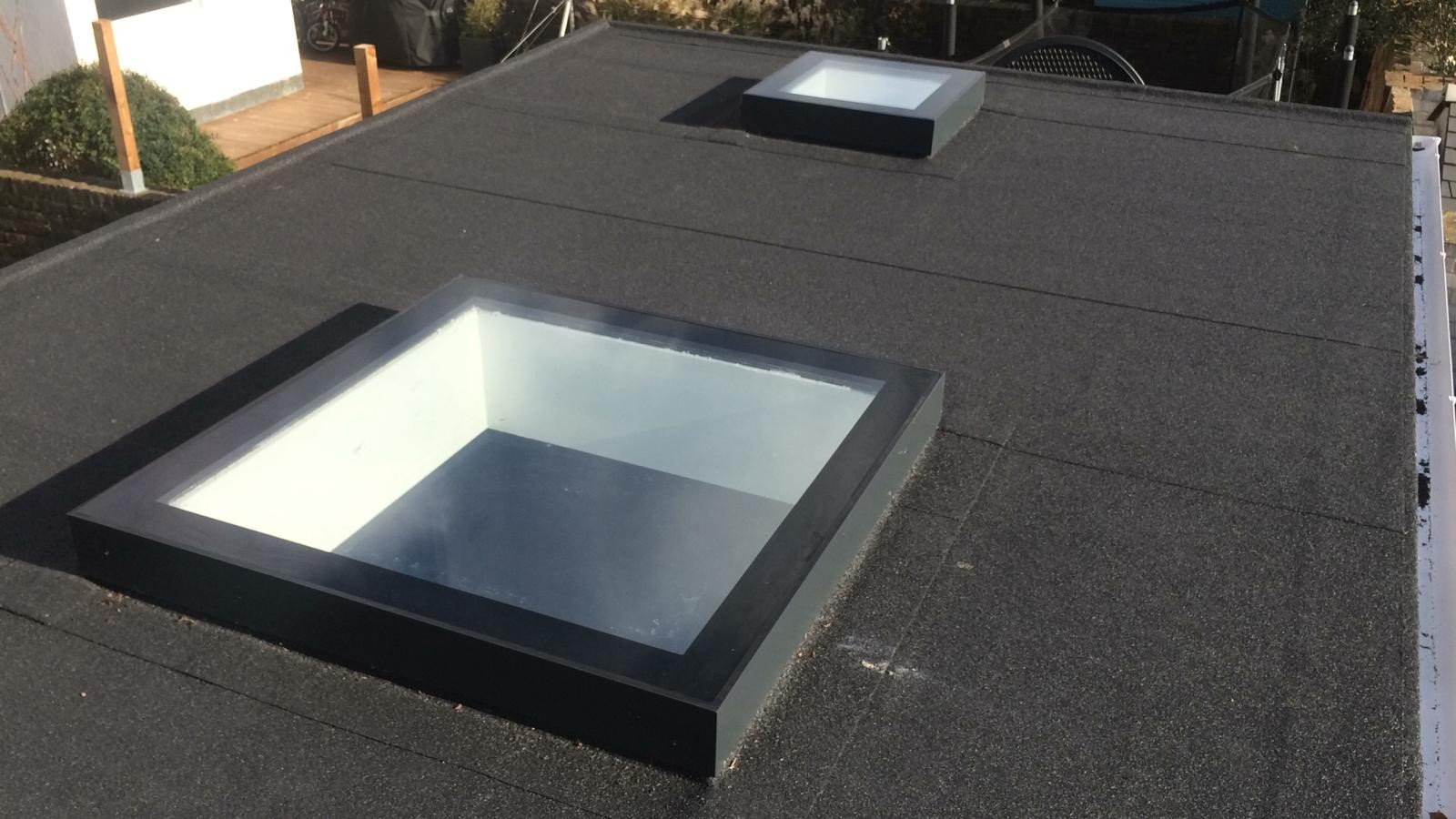 A rooflight on an extension