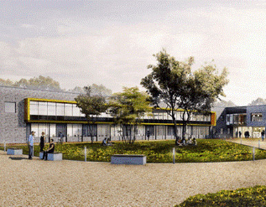An artist's impression of the STEAM Academy