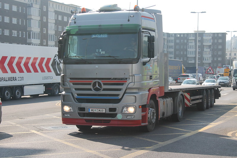 An empty lorry