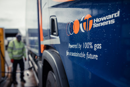 An environmentally gas fuelled lorry