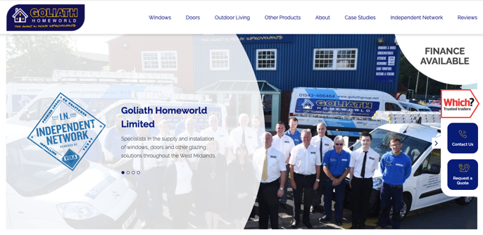 Goliath Homeworld's home page.