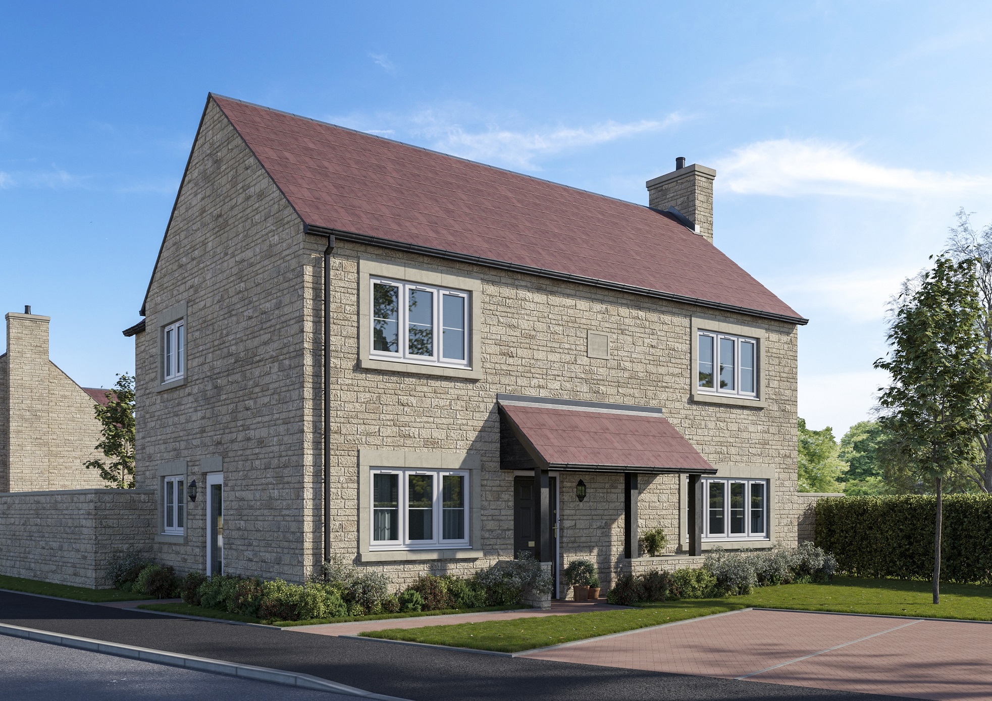 A Taggart Home in sandy coloured brick