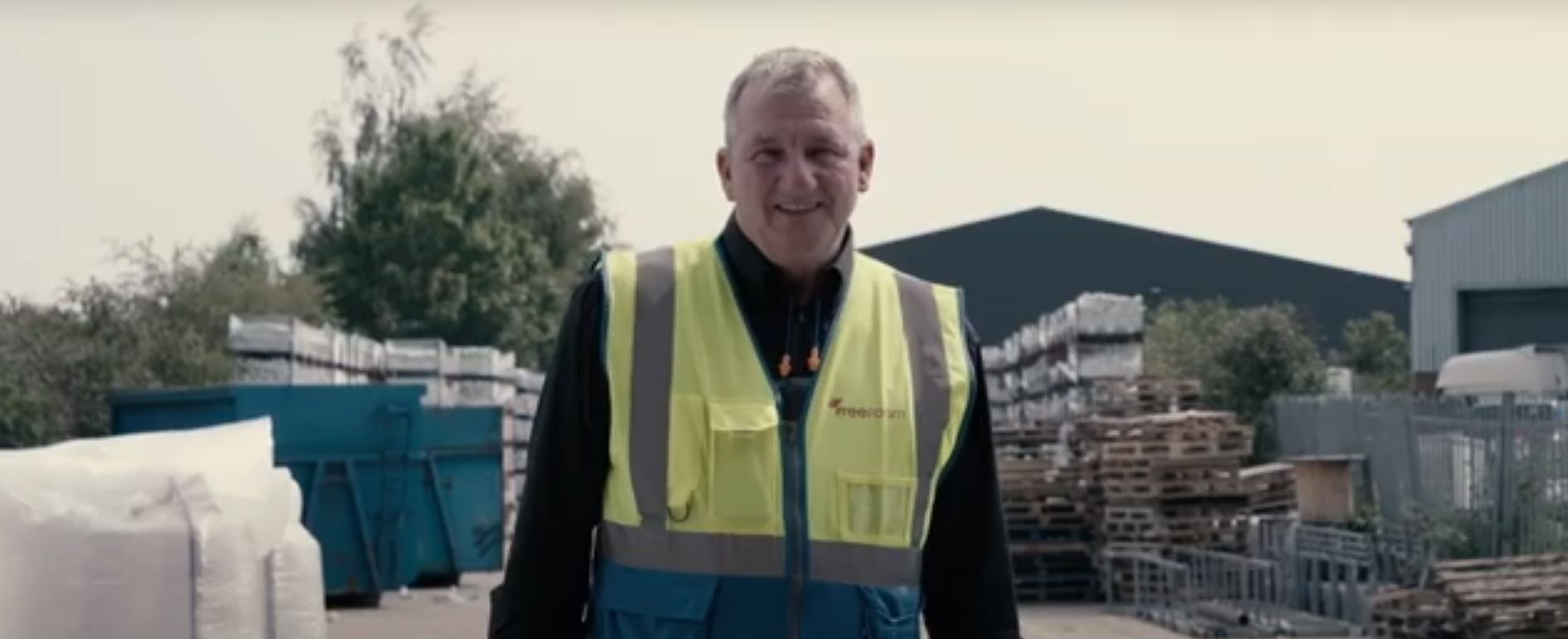 Geoff Barnett in a high vis