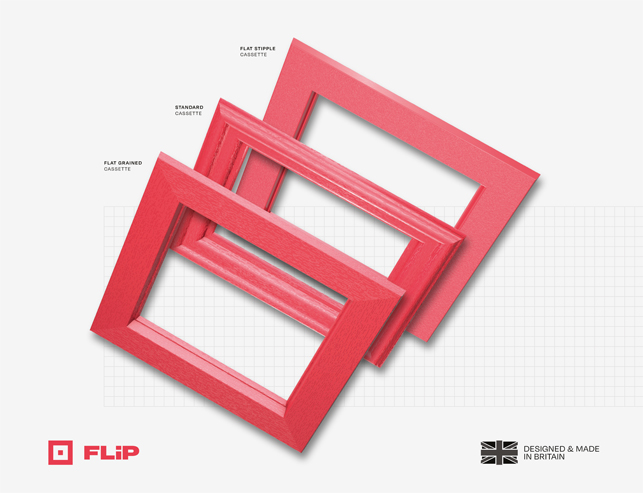 Doorco's new FLip glazing cassette.