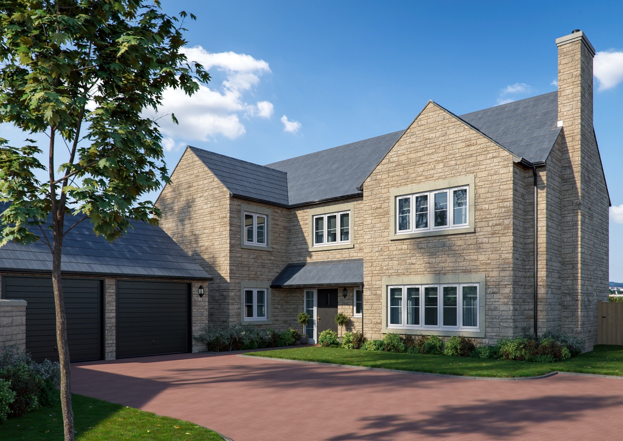 A Taggart Home in sandy coloured brick