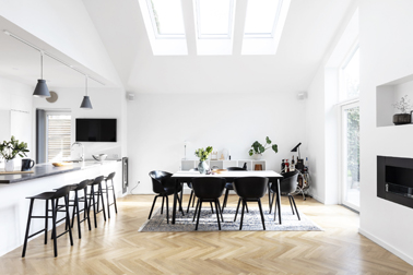 A kitchen diner extension