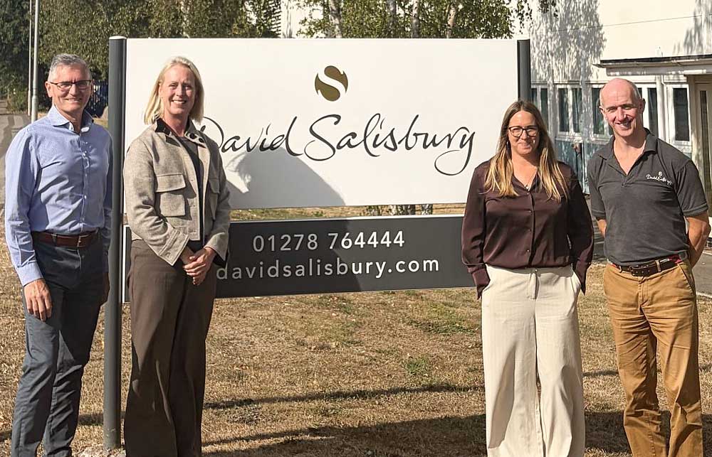 Andrew Clarke, manufacturing director; Karen Bell, sales director; Helen Salisbury, installations & customer service director; Barney Bell, managing director