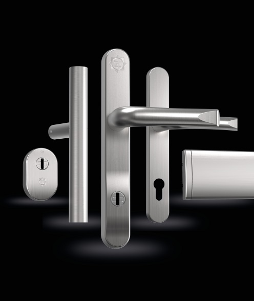 Stainless steel door handles