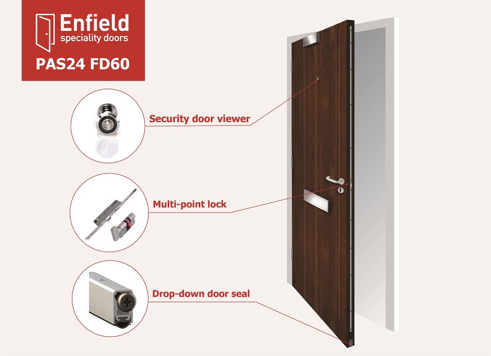PAS24 FD60 doorsets from Enfield Speciality Doors.