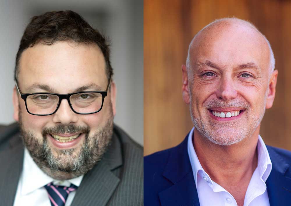 Rob Lee, CPA senior xternal affairs manager (left) and Andrew Scott, Purp...ing MD