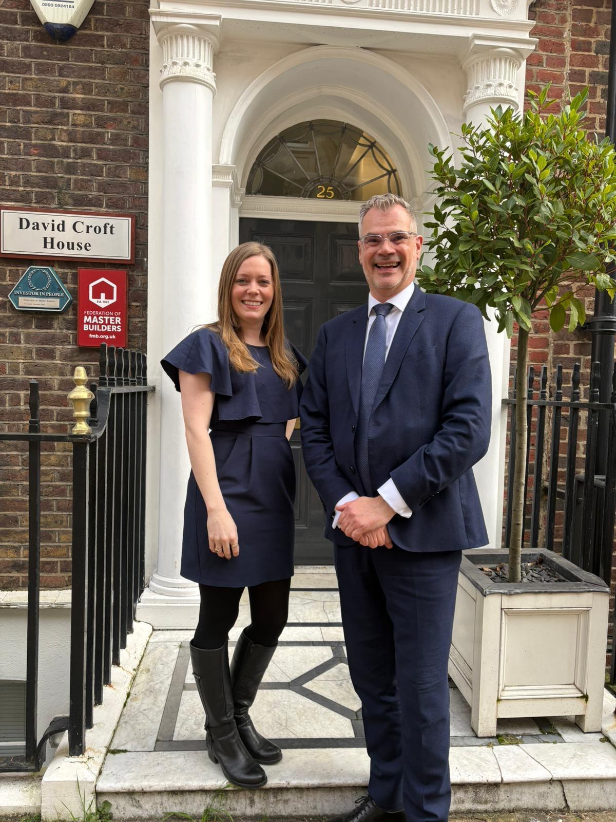 Sarah Edwards MP and Brian Berry FMB CEO