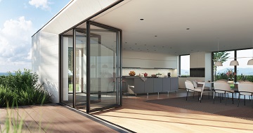 Bi-fold patio doors