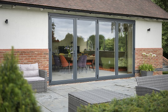 Sheerline’s new Prestige aluminium bi-fold.