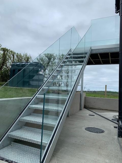 Balustrade on stairs