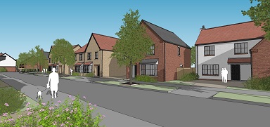 Taggart Homes Artisits Impression of a new development