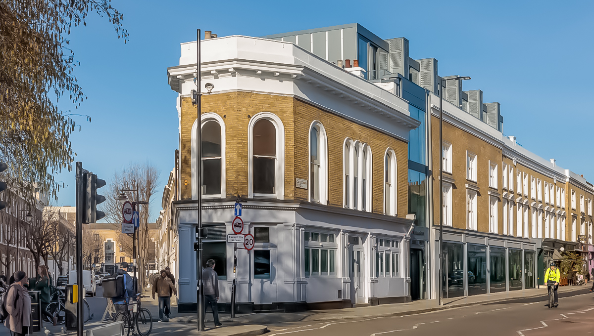 The aluminium cladding on a kings cross building by Proteus Facades